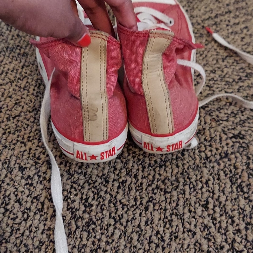 Red Converse - Picture 2 of 3